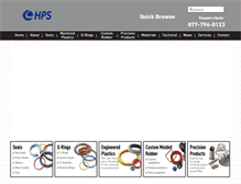 Tablet Screenshot of highperformanceseals.com